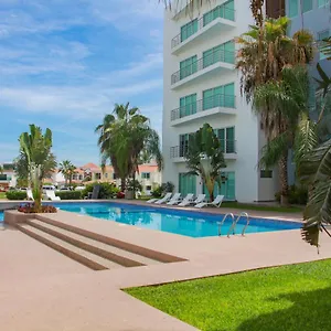  Apartment Departamento Isla Marina Con Alberca Mexico